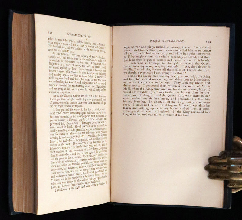 1880 Rare Book - Gulliver's Travels Into Several Remote Nations of the World & Baron Munchausen, Illustrated.