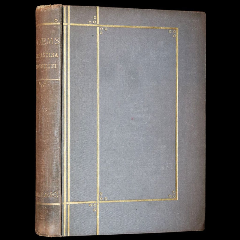 1888 Rare Edition - Christina Rossetti's POEMS, Including Goblin Market. Illustrated.