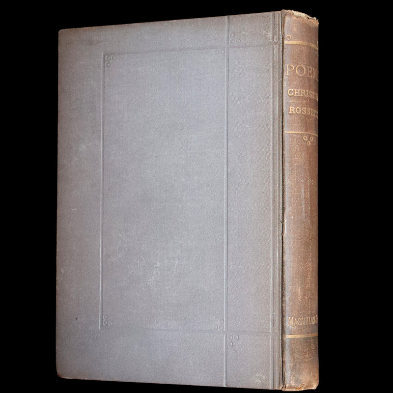 1888 Rare Edition - Christina Rossetti's POEMS, Including Goblin Market. Illustrated.
