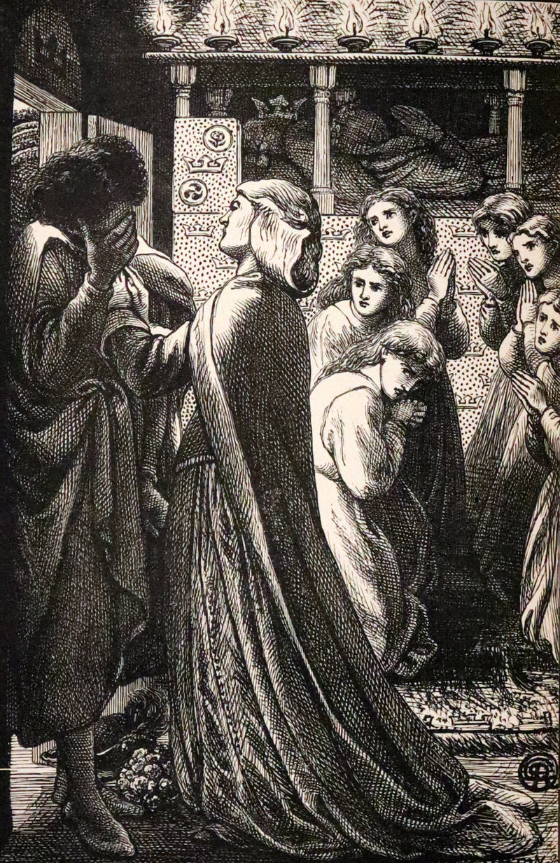 1888 Rare Edition - Christina Rossetti's POEMS, Including Goblin Market. Illustrated.