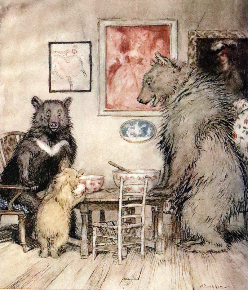 1918 First Edition in Morocco Binding - ENGLISH FAIRY TALES by Flora Annie Steel, illustrated by Arthur Rackham.