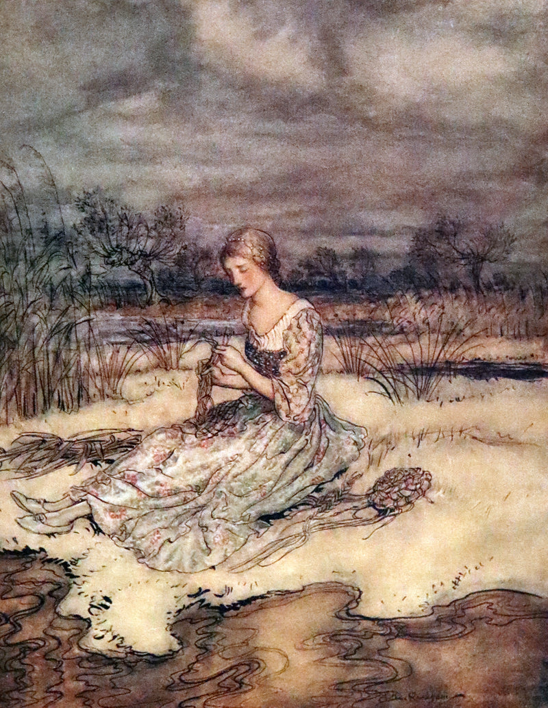 1918 First Edition in Morocco Binding - ENGLISH FAIRY TALES by Flora Annie Steel, illustrated by Arthur Rackham.