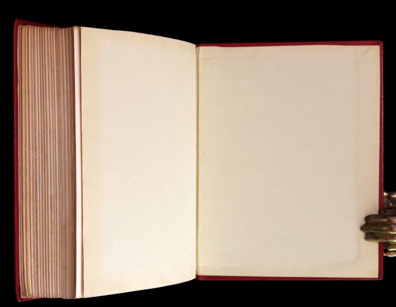 1918 First Edition in Morocco Binding - ENGLISH FAIRY TALES by Flora Annie Steel, illustrated by Arthur Rackham.