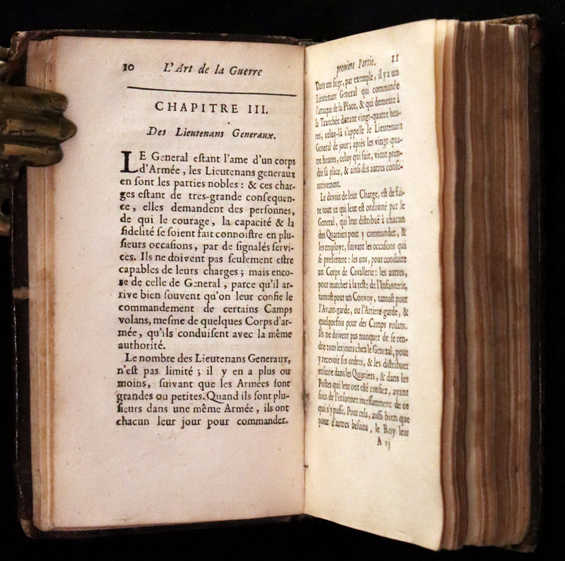 1689 Scarce French First Edition - The Art of War - L'Art de la Guerre by le Sieur Louis de Gaya.