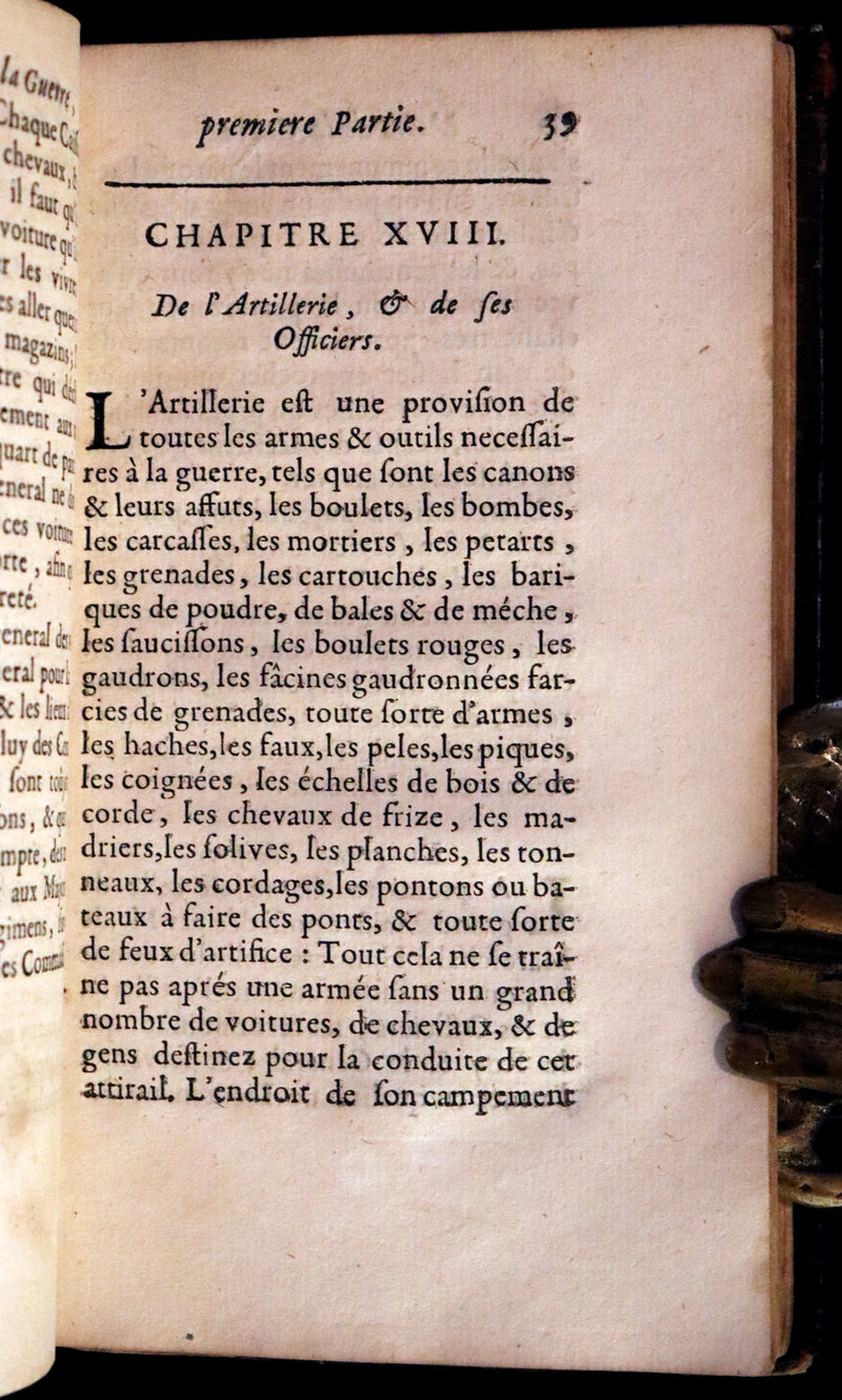 1689 Scarce French First Edition - The Art of War - L'Art de la Guerre by le Sieur Louis de Gaya.