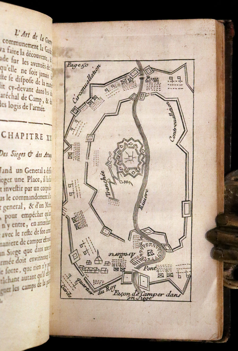 1689 Scarce French First Edition - The Art of War - L'Art de la Guerre by le Sieur Louis de Gaya.