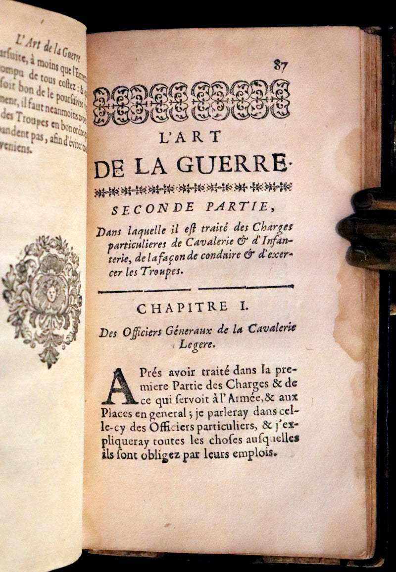 1689 Scarce French First Edition - The Art of War - L'Art de la Guerre by le Sieur Louis de Gaya.