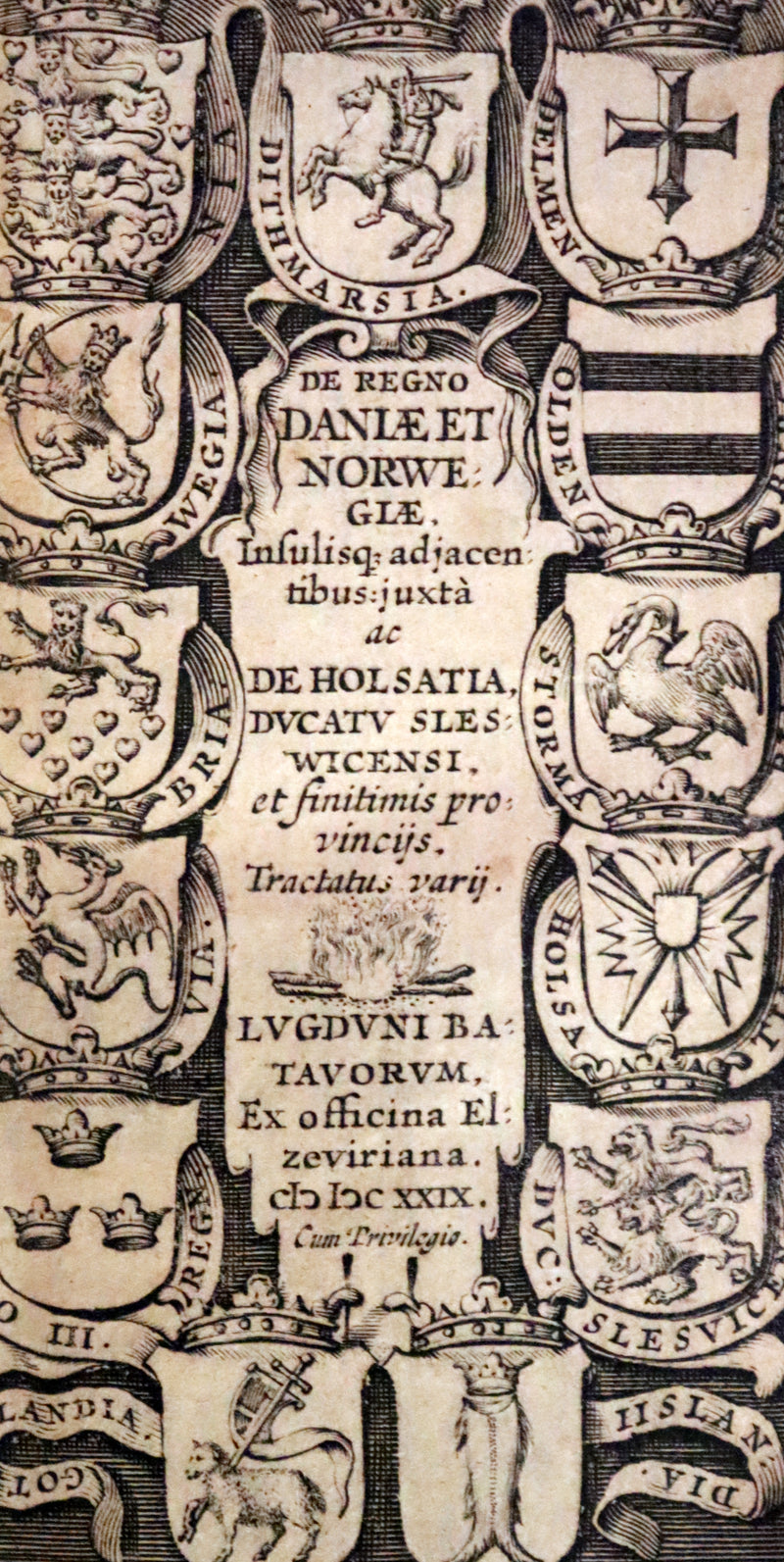 1629 Rare Latin First Edition - Of the Kingdom of Denmark and Norway by Stephanius.