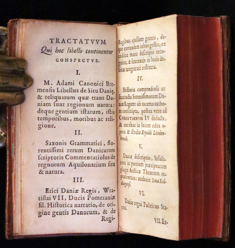 1629 Rare Latin First Edition - Of the Kingdom of Denmark and Norway by Stephanius.