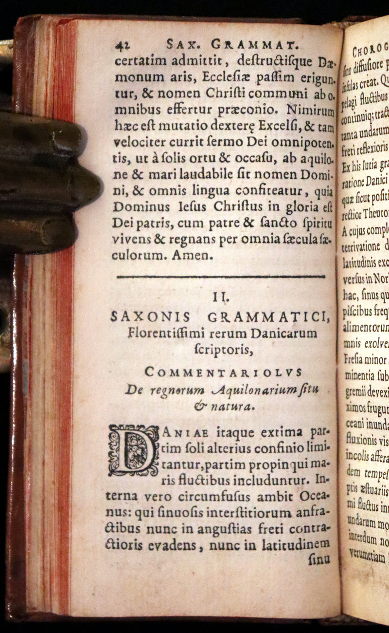 1629 Rare Latin First Edition - Of the Kingdom of Denmark and Norway by Stephanius.