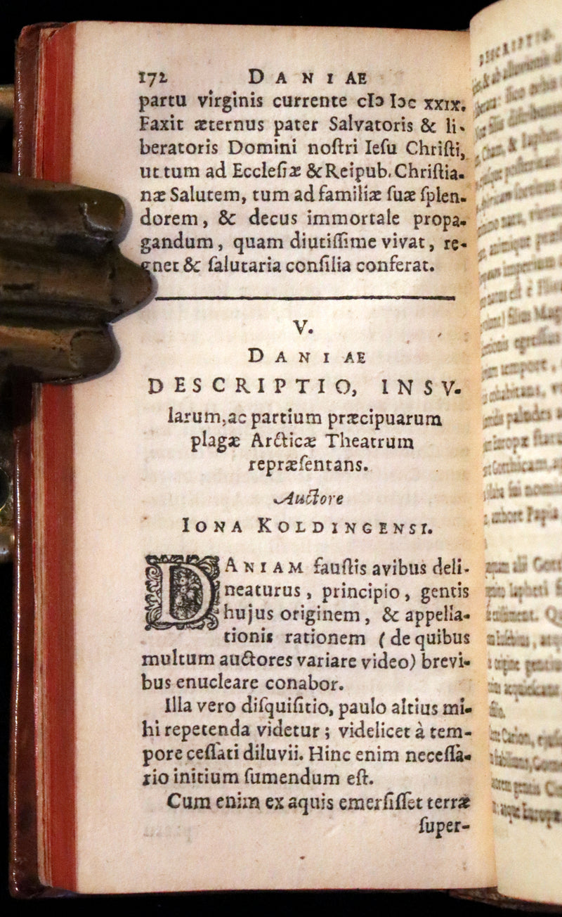 1629 Rare Latin First Edition - Of the Kingdom of Denmark and Norway by Stephanius.
