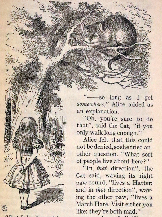 1939 Rare 1stED - Complete Works of Lewis Carroll including Alice's Adventures in Wonderland, Through the Looking-Glass, etc.