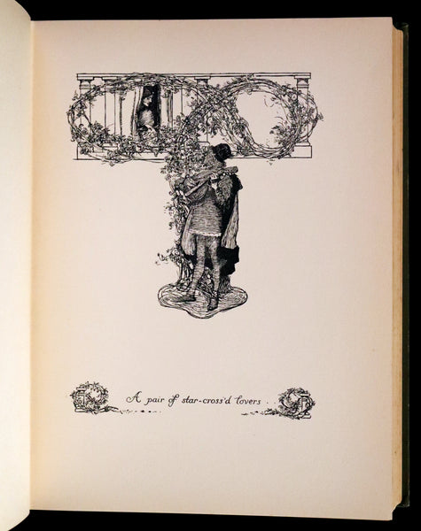 1912 Scarce First Edition - Romeo and Juliet illustrated by William Hatherell.