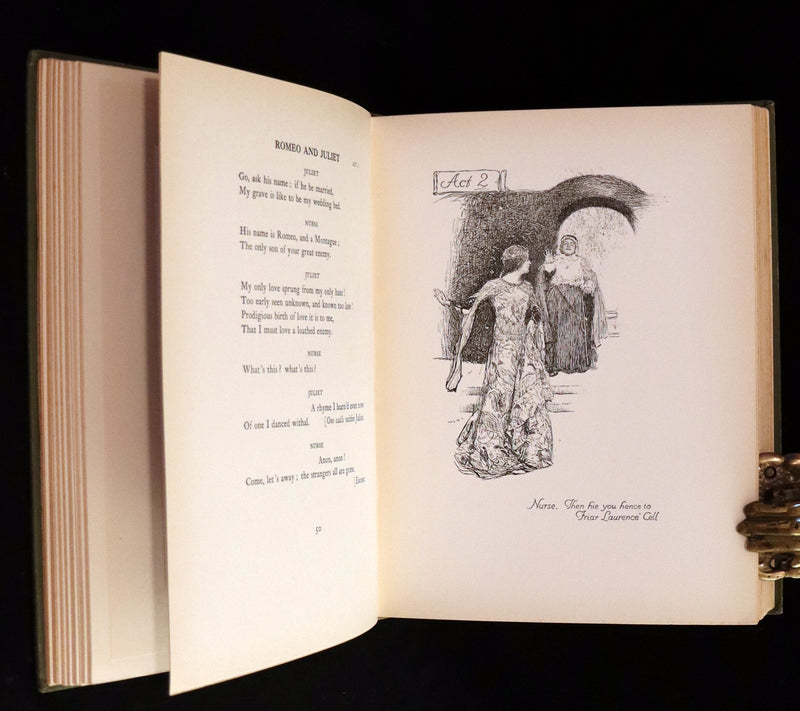 1912 Scarce First Edition - Romeo and Juliet illustrated by William Hatherell.