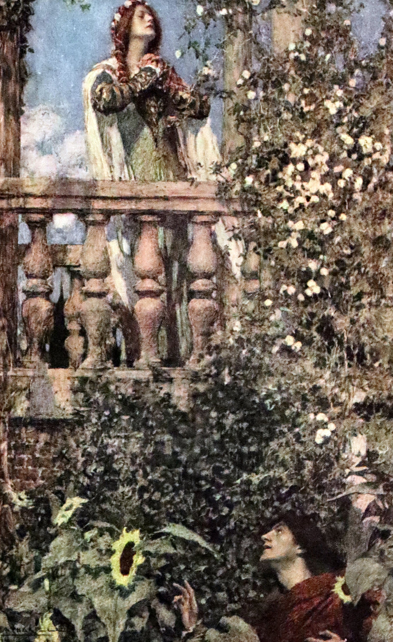 1912 Scarce First Edition - Romeo and Juliet illustrated by William Hatherell.