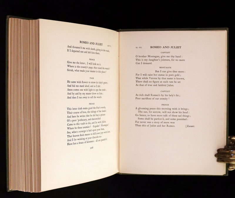 1912 Scarce First Edition - Romeo and Juliet illustrated by William Hatherell.