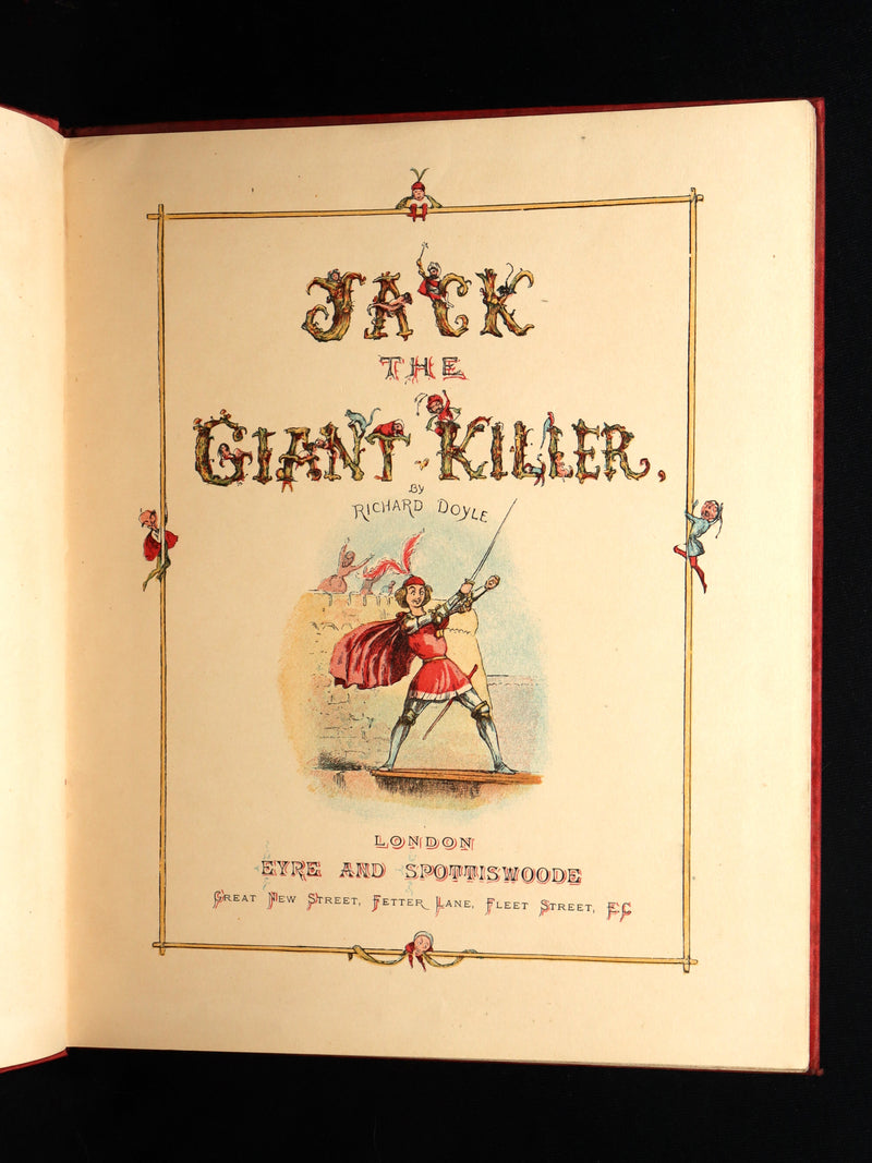 1888 Rare First Edition - Jack The Giant Killer illustrated by Richard Doyle