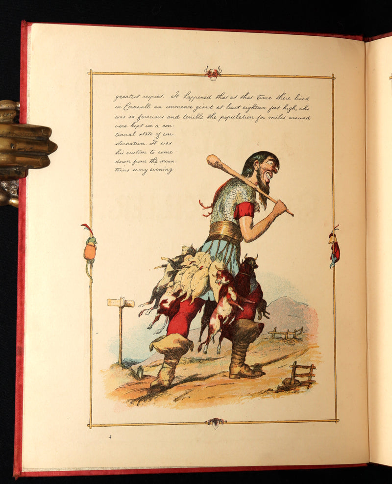 1888 Rare First Edition - Jack The Giant Killer illustrated by Richard Doyle