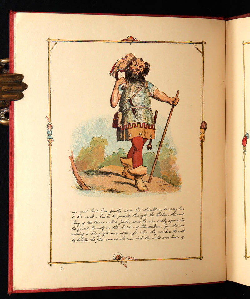 1888 Rare First Edition - Jack The Giant Killer illustrated by Richard Doyle