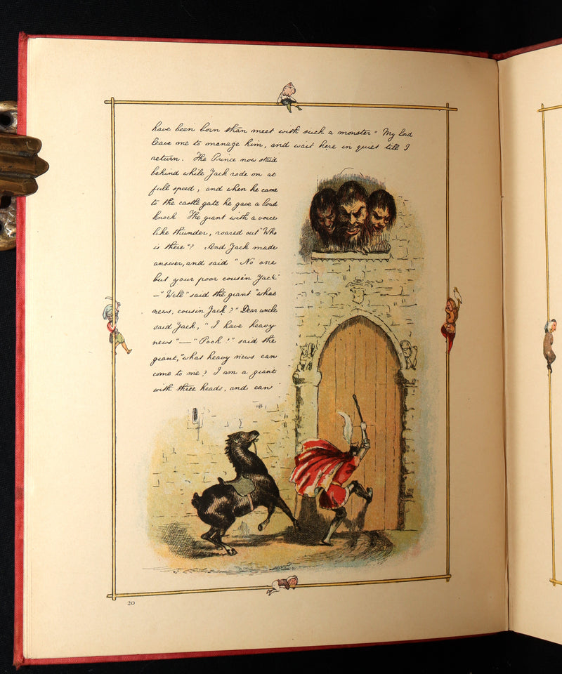 1888 Rare First Edition - Jack The Giant Killer illustrated by Richard Doyle