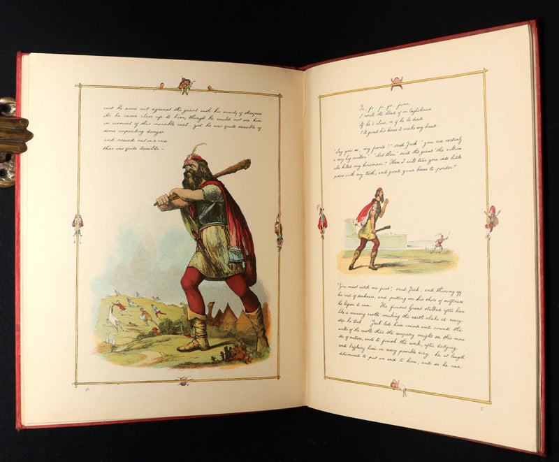 1888 Rare First Edition - Jack The Giant Killer illustrated by Richard Doyle