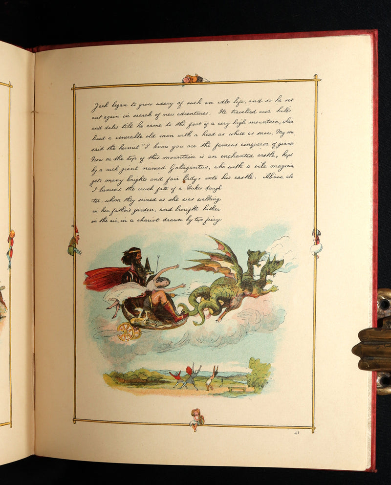 1888 Rare First Edition - Jack The Giant Killer illustrated by Richard Doyle