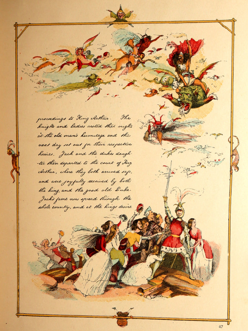 1888 Rare First Edition - Jack The Giant Killer illustrated by Richard Doyle