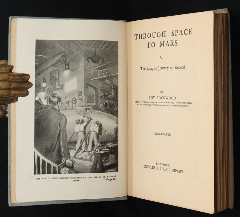 1910 First Edition - Through Space to Mars: Or The Longest Journey on Record