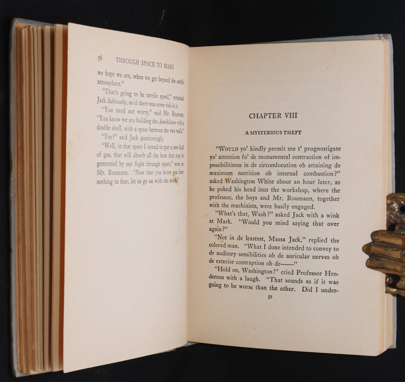 1910 First Edition - Through Space to Mars: Or The Longest Journey on Record