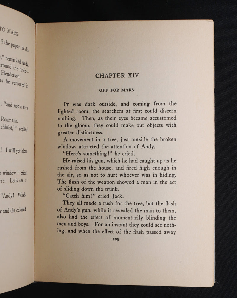 1910 First Edition - Through Space to Mars: Or The Longest Journey on Record