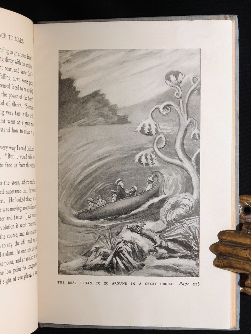 1910 First Edition - Through Space to Mars: Or The Longest Journey on Record