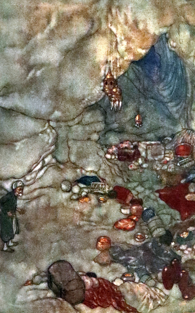 1919 Rare Binding - Stories from the Arabian Nights by Laurence Housman. Illustrated by Edmund Dulac.