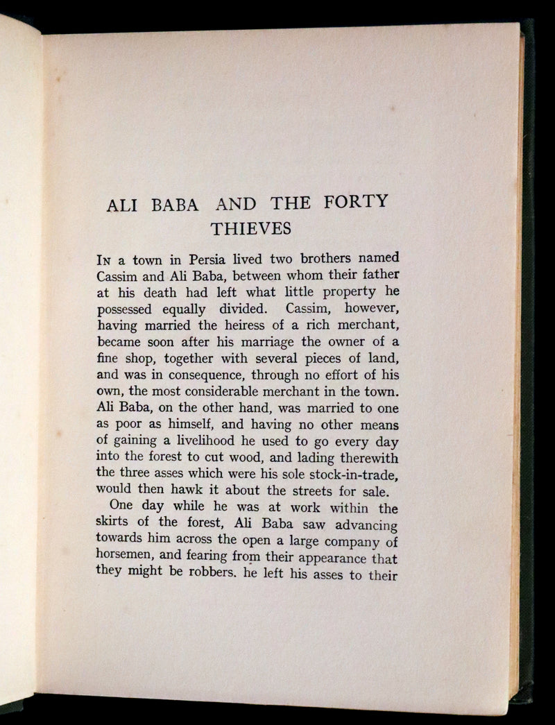 1919 Rare Binding - Stories from the Arabian Nights by Laurence Housman. Illustrated by Edmund Dulac.