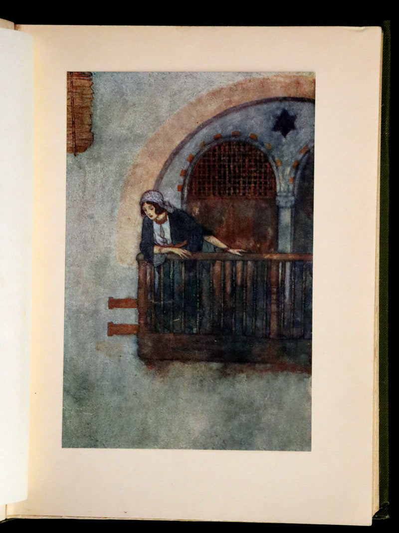 1919 Rare Binding - Stories from the Arabian Nights by Laurence Housman. Illustrated by Edmund Dulac.