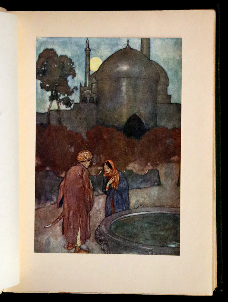 1919 Rare Binding - Stories from the Arabian Nights by Laurence Housman. Illustrated by Edmund Dulac.