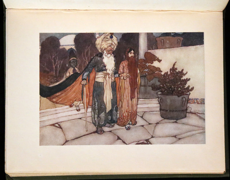 1919 Rare Binding - Stories from the Arabian Nights by Laurence Housman. Illustrated by Edmund Dulac.