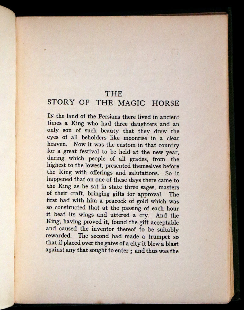 1919 Rare Binding - Stories from the Arabian Nights by Laurence Housman. Illustrated by Edmund Dulac.