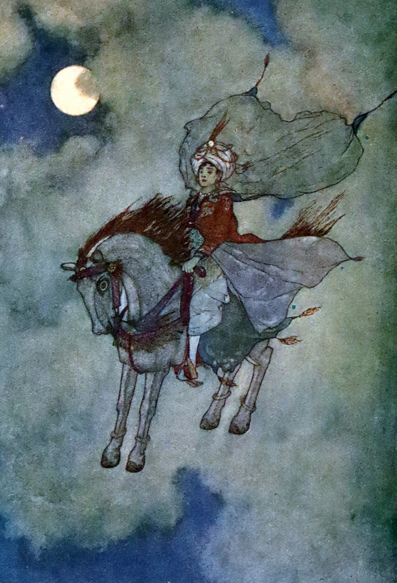 1919 Rare Binding - Stories from the Arabian Nights by Laurence Housman. Illustrated by Edmund Dulac.