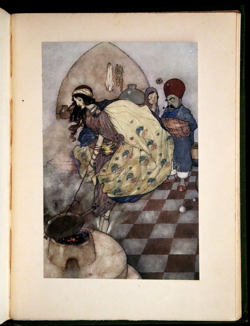 1919 Rare Binding - Stories from the Arabian Nights by Laurence Housman. Illustrated by Edmund Dulac.