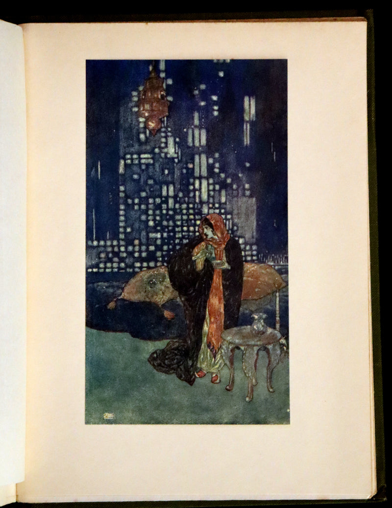 1919 Rare Binding - Stories from the Arabian Nights by Laurence Housman. Illustrated by Edmund Dulac.