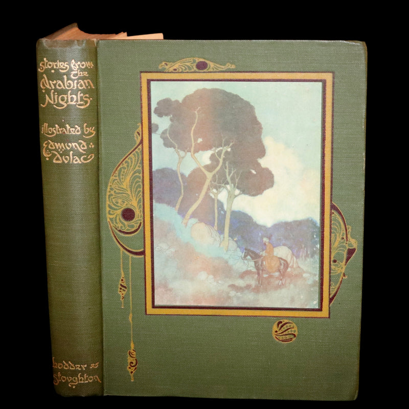 1919 Rare Binding - Stories from the Arabian Nights by Laurence Housman. Illustrated by Edmund Dulac.