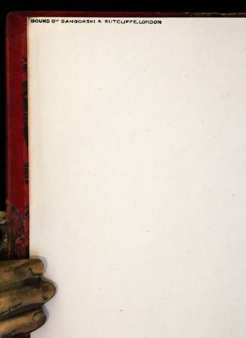 1798 Scarce First Edition bound by Sangorski and Sutcliffe - A List of the Principal Castles and Monasteries in Great Britain.