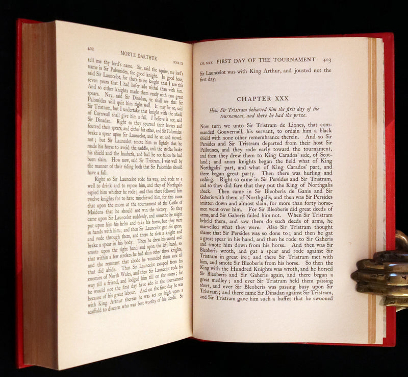 1900 Rare Book set bound by Bayntun - Le Morte Darthur, King Arthur and of His Noble Knights of the Round Table.