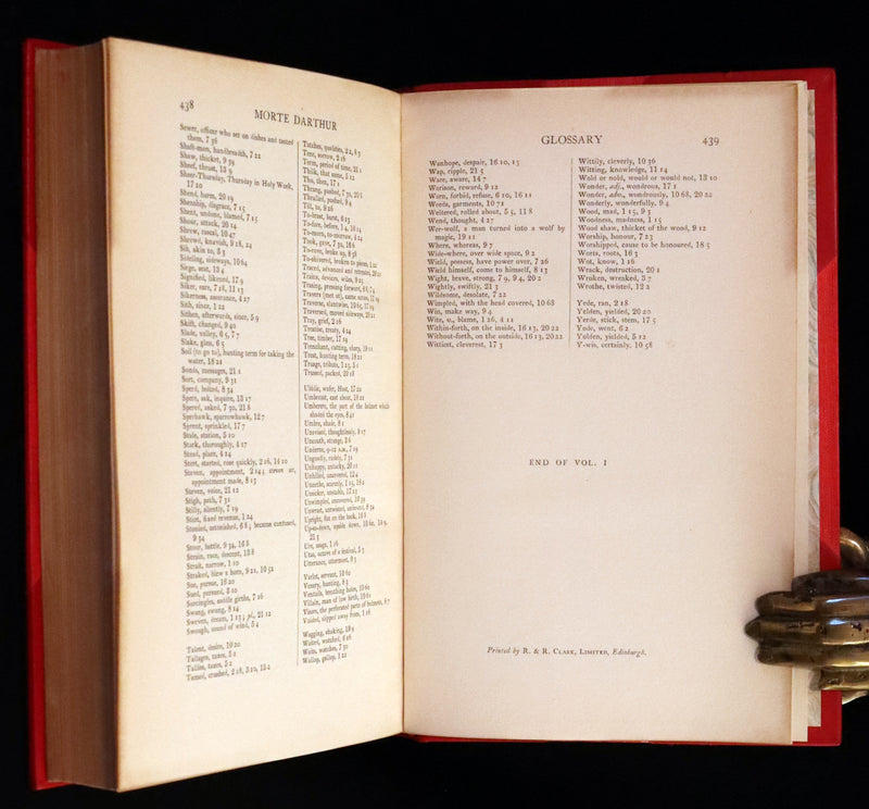 1900 Rare Book set bound by Bayntun - Le Morte Darthur, King Arthur and of His Noble Knights of the Round Table.