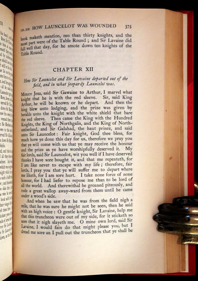 1900 Rare Book set bound by Bayntun - Le Morte Darthur, King Arthur and of His Noble Knights of the Round Table.