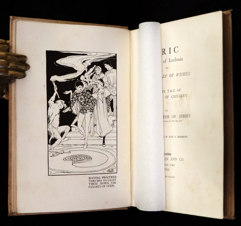 1895 Rare 1stED - Eric Prince of Lorlonia. Fairy Tale of Chivalry illustrated by Alice B. Woodward.
