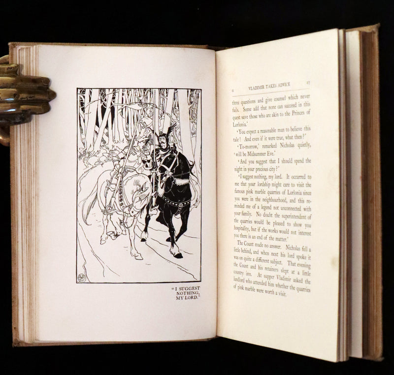 1895 Rare 1stED - Eric Prince of Lorlonia. Fairy Tale of Chivalry illustrated by Alice B. Woodward.