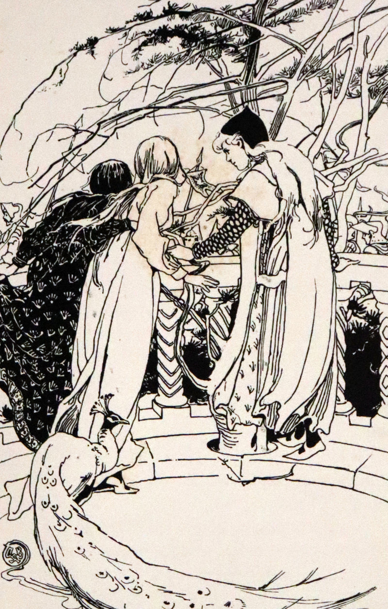 1895 Rare 1stED - Eric Prince of Lorlonia. Fairy Tale of Chivalry illustrated by Alice B. Woodward.