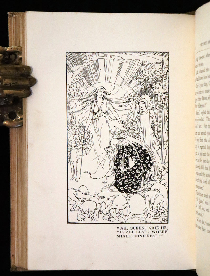 1895 Rare 1stED - Eric Prince of Lorlonia. Fairy Tale of Chivalry illustrated by Alice B. Woodward.