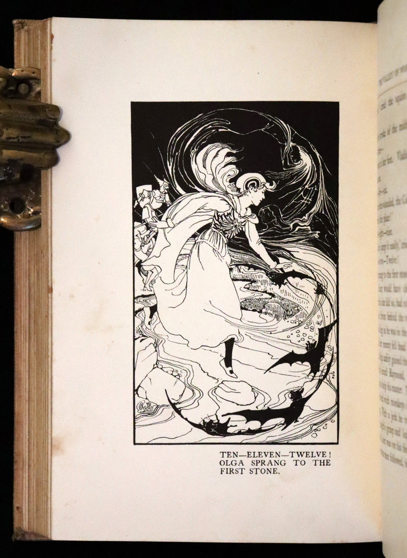 1895 Rare 1stED - Eric Prince of Lorlonia. Fairy Tale of Chivalry illustrated by Alice B. Woodward.